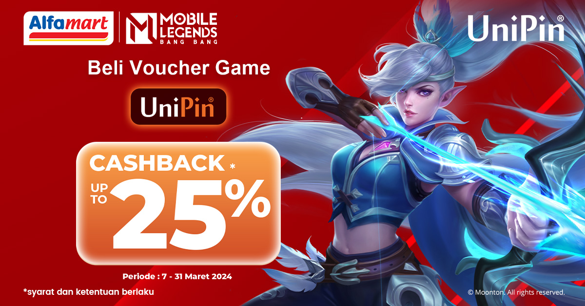 Beli Voucher Game Free Fire, Mobile Legend dan AOV Kini Bisa di Alfamart