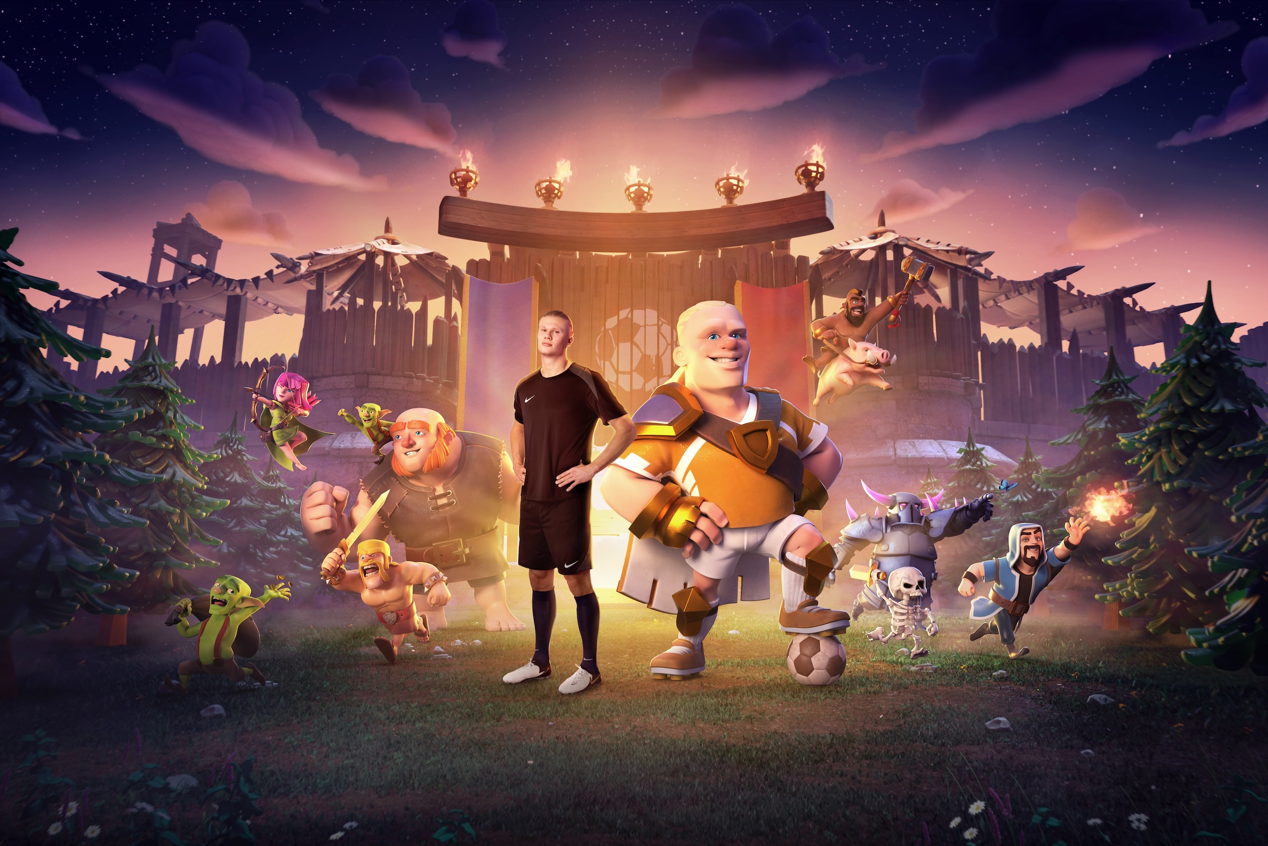 Bintang Manchester City Ini Jadi 'Raja Barbar' di Gim Clash of Clans