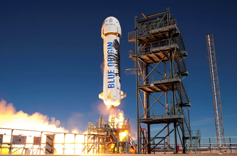 Blue Origin Bakal Luncurkan Roket New Shepard ke Luar Angkasa