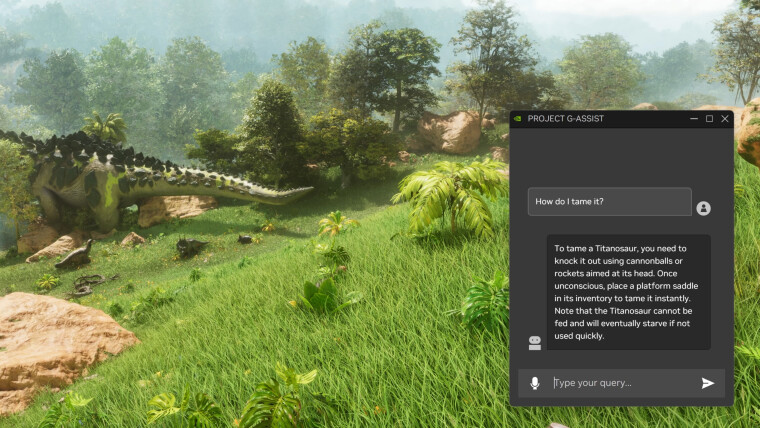 Nvidia Ungkap Project G-Assist, Layanan AI untuk Game PC
