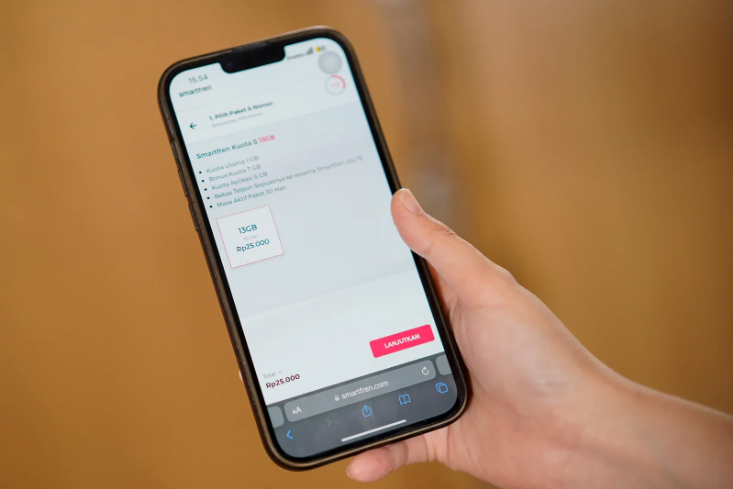 Smartfren Rilis Paket Internet eSIM Kuota S Kuota 13GB