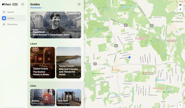 Saingi Google, Apple Rilis Maps Versi Beta di Web