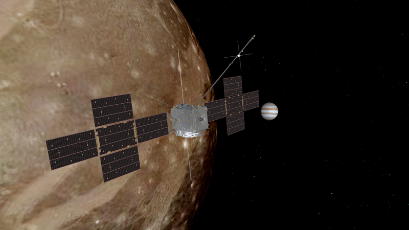 Pesawat Antariksa Juice Buatan ESA Pelajari Bulan Es Milik Jupiter