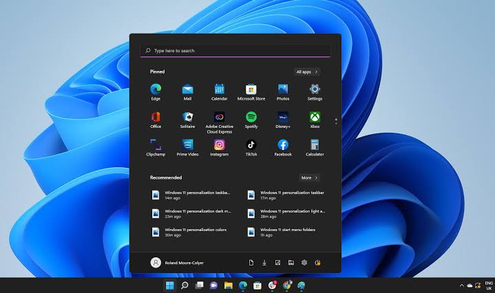 Microsoft Bakal Update Fitur Menu Start Windows 11