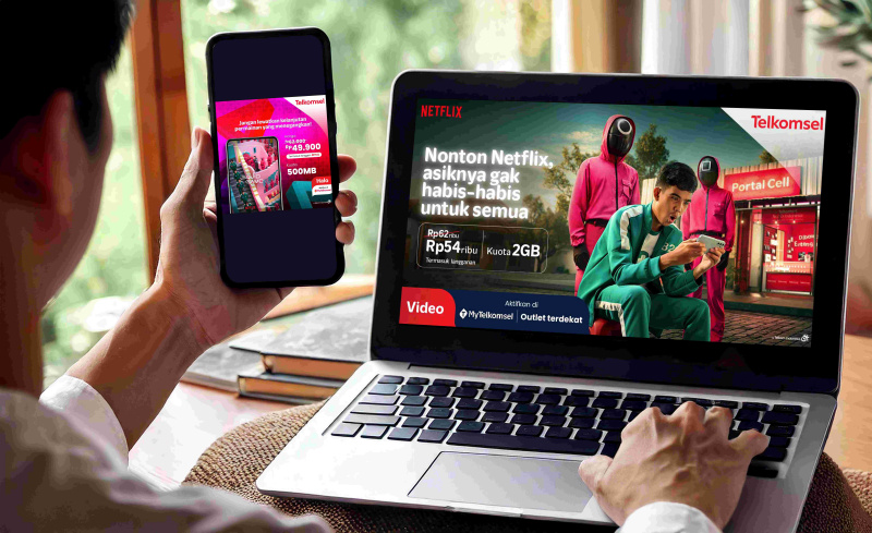 Promo Akhir Tahun, Telkomsel Rilis Paket Bundle Nonton Netflix