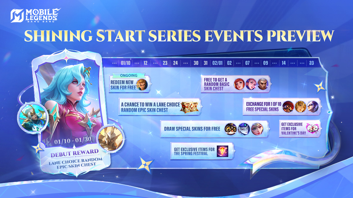 Mobile Legends: Bang-Bang Gelar Event Shining Start, Banyak Hadiah Seru Menunggu