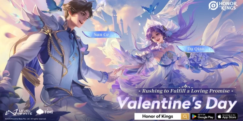 Honor of Kings Ramaikan Valentine dengan Bawa Skin dan Hadiah Baru