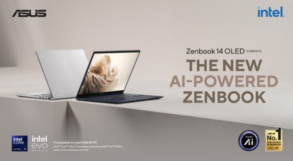 ASUS Zenbook 14 OLED (UX3405CA), Laptop AI Tipis dengan Performa Tinggi